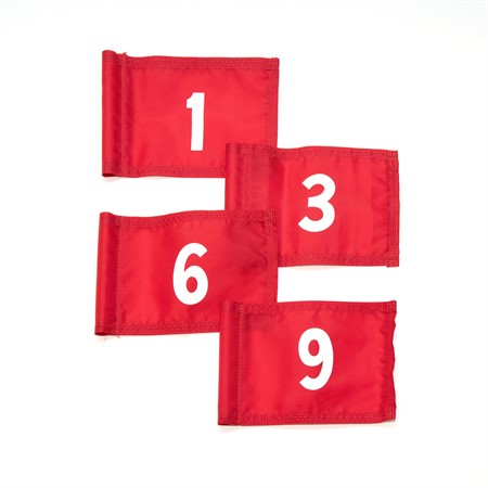 Numrerad puttinggreenflagga (Standard Golf)